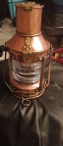 Copper An Brass Ship Lantern