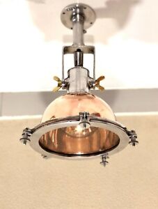 Nautical Style Marine Antique Copper Brass Aluminum Ceiling Pendant Light