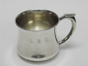 Exquisite Gorham Sterling Silver 1208 Baby Cup 2 3 8 62 Gram