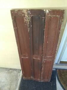 1860s Antique Primitive Victorian Window Shutter Shutters 160 Years Old