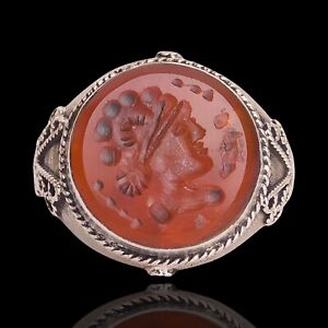 Roman Silver Ring Handcrafted Jewellery Ancient Rome Inspired Unique Gift