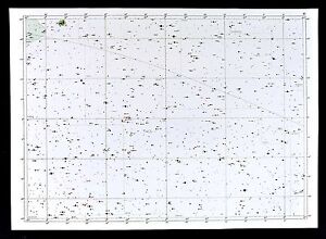 1950 Star Map Chart Aries Cetus Pisces Amadromeda Constellations Universe Large