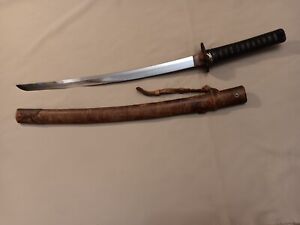 Antique Japanese Samurai Sword From Ww Ii Signed Soshu Blade W Koshirae