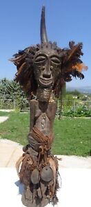 Songye Nkisi Fetish Statue 90 Cm Congo Drc African Art