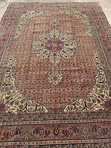 Antique Ta Briz Oriental Carpet Old Vintage Rug 8 1x11 2