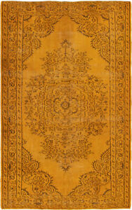 Vintage Hand Knotted Area Rug 5 7 X 9 2 Traditional Wool Carpet
